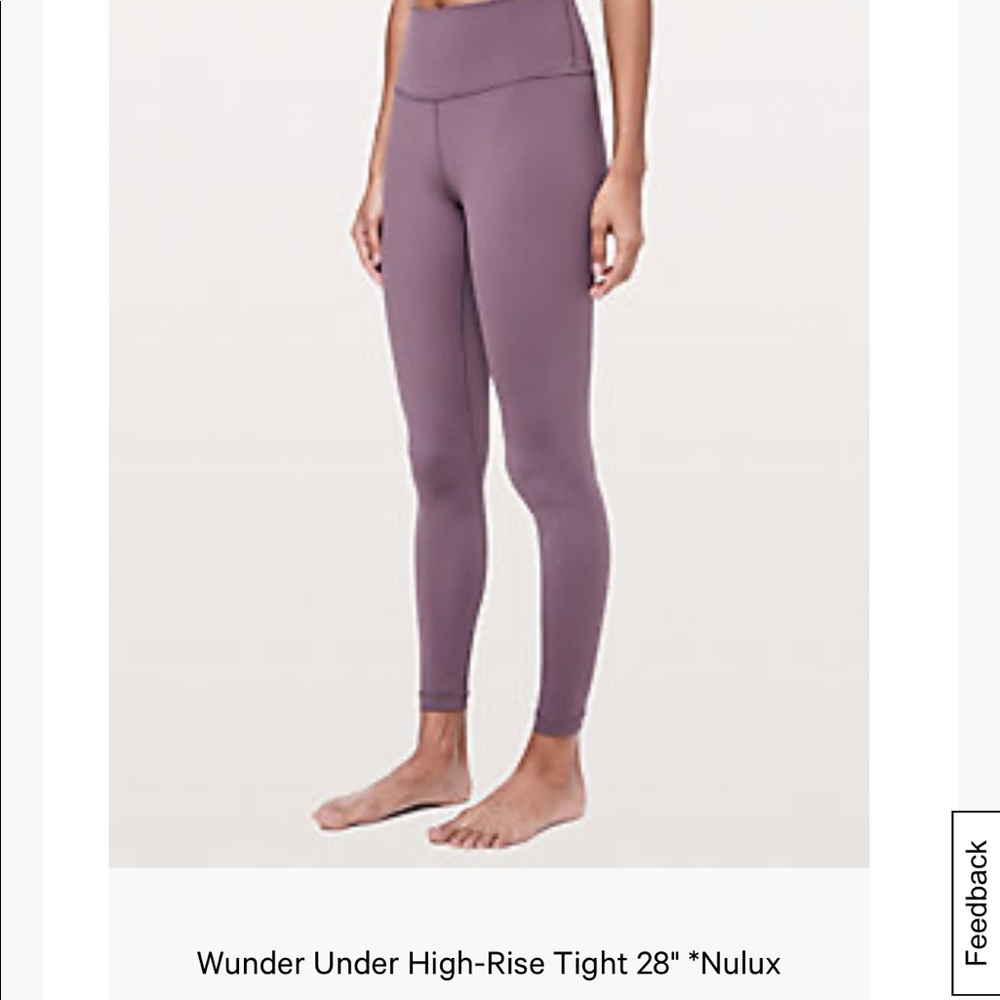 Wunder Under 28” pant *Nulux
